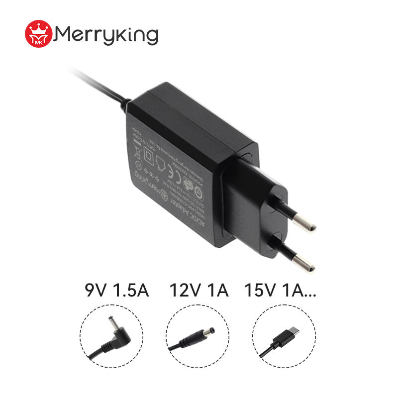 EU Plug AC Adapter 8V 2000ma