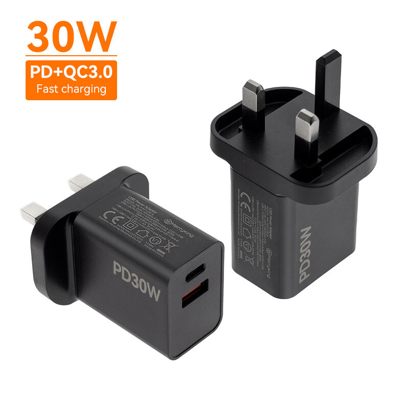 UK Standard 15V 2A PD 30W Fast Charging Charger