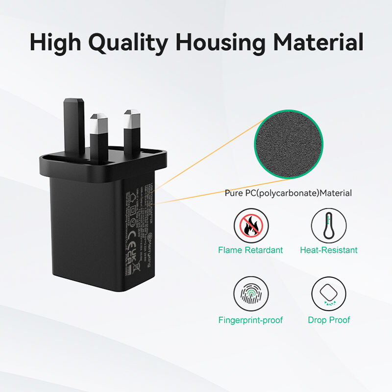 UK Type 20W PD C Type Fast Charger