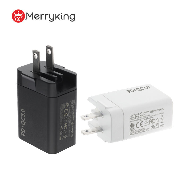 Interchangeable Plug PD 20W USB A Type C Fast Charger