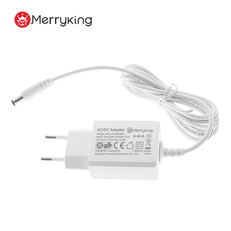 EU Plug AC Adapter 8V 2000ma