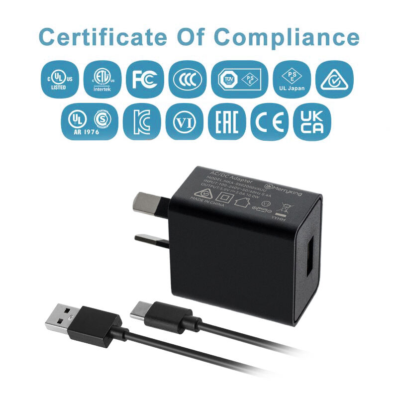 Australian Type 5V 0.5A Adapter Charger