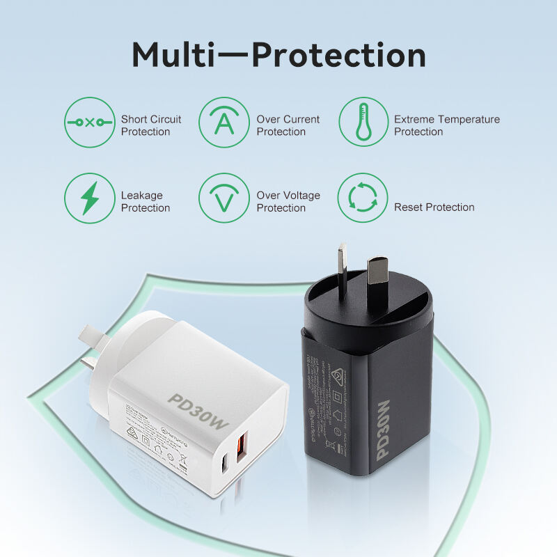 AU Standard 30W 20V 1.5A Mobile Phone Fast Charger