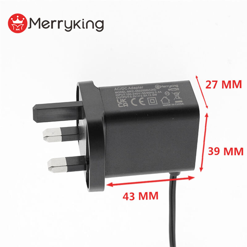 UK Plug Power Adapter 12V 1A