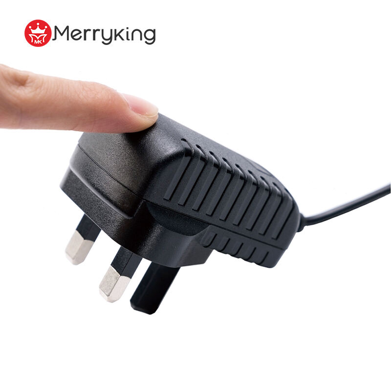 UK Plug 5V 2.4A Wall-mounted Power Adapter