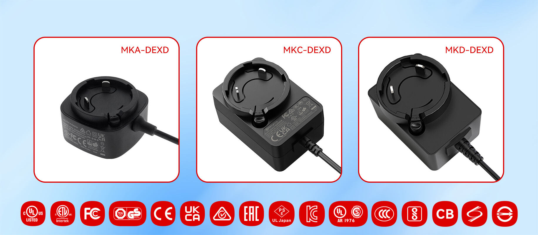 Calidad y fiabilidad inigualables de los adaptadores de CC de 12 V