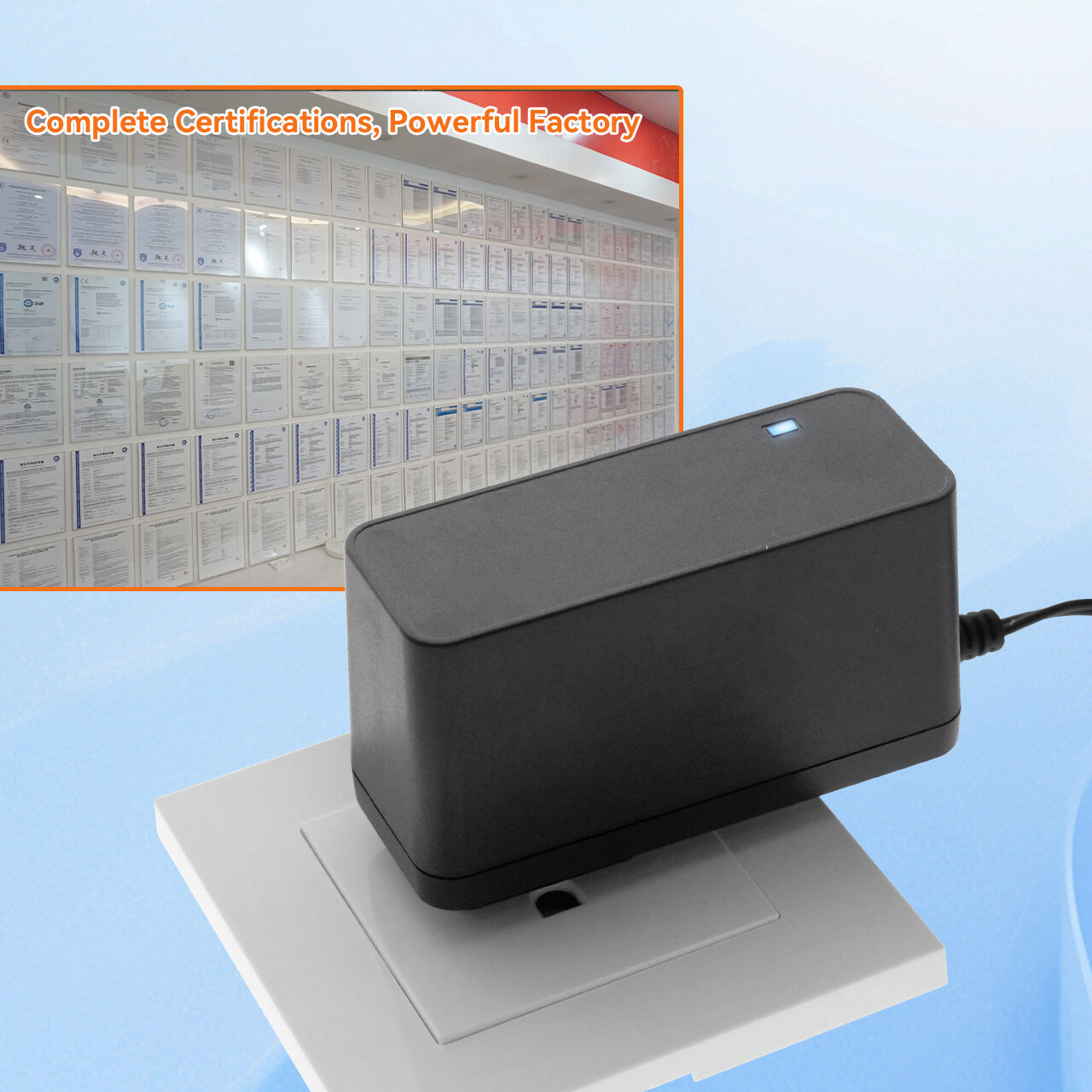 Calidad y fiabilidad inigualables de los adaptadores de corriente continua (CC) de 26 V de Merryking