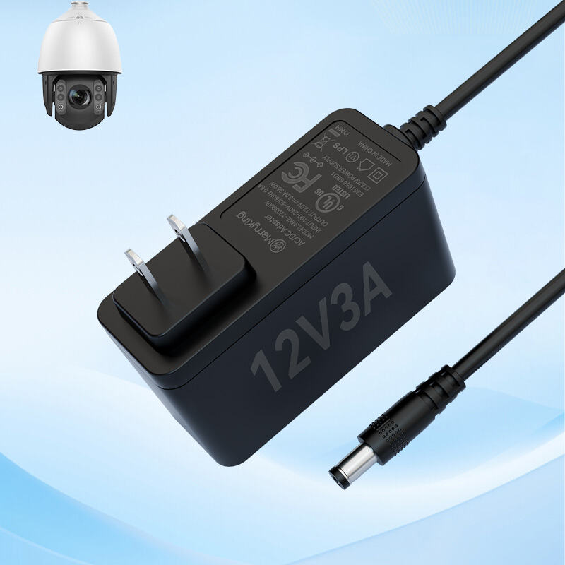 Calidad y rendimiento inigualables del adaptador de fuente de alimentación de 12 V y 3 A