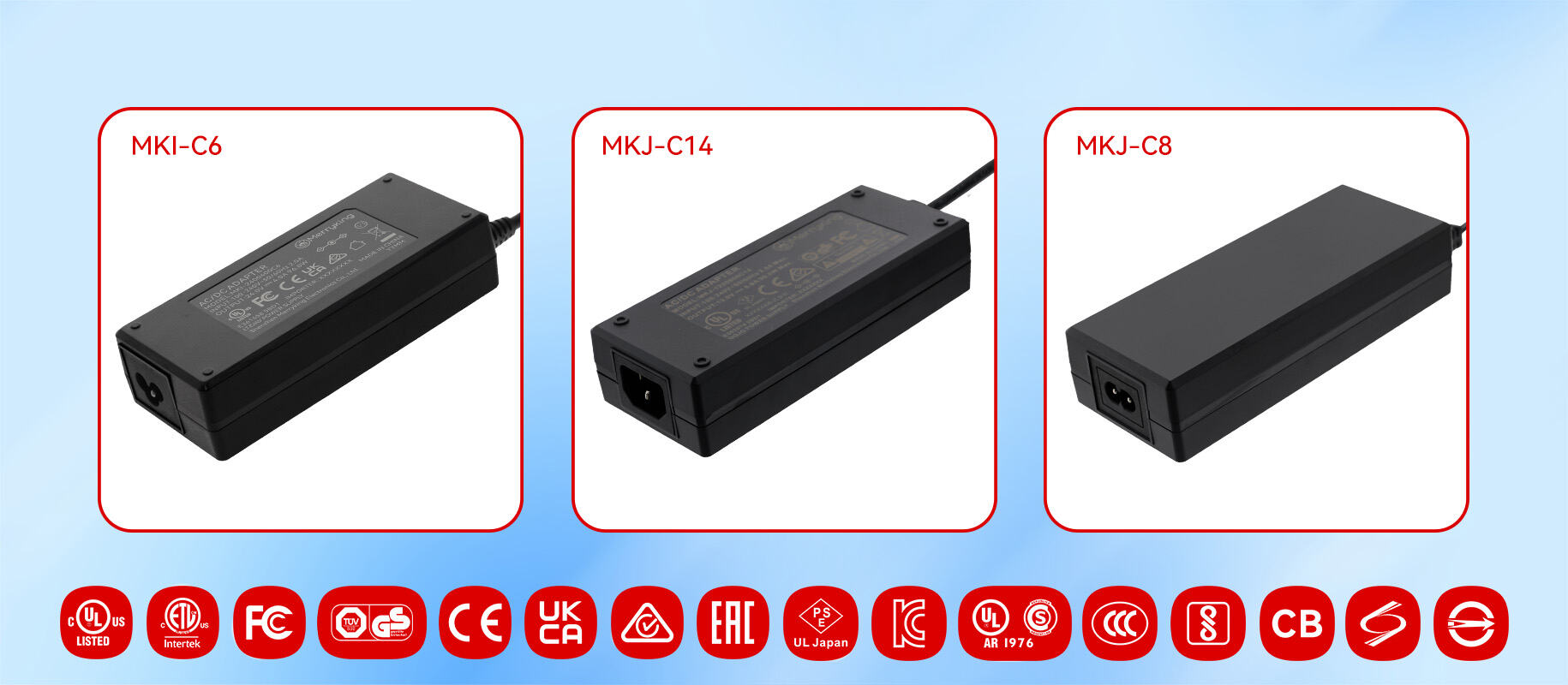 Rendimiento y fiabilidad inigualables del adaptador de alimentación Merryking de 5 V y 12 A