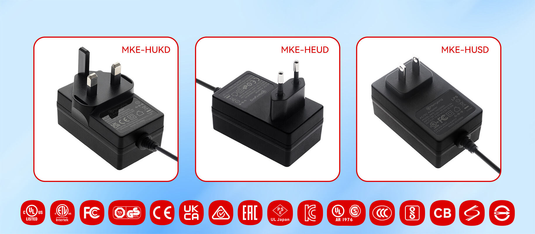 Calidad y fiabilidad inigualables del adaptador de 12 V y 2 A de Merryking