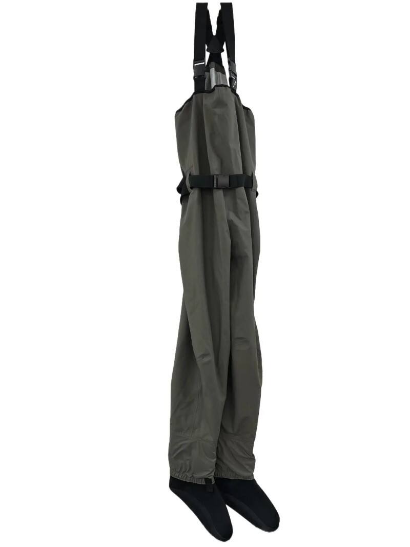 Pantaloni de pescuit Fly Fishing Chest Waders, transpirabili și impermeabili, cu picior de ciorap, pentru pescuit în râu