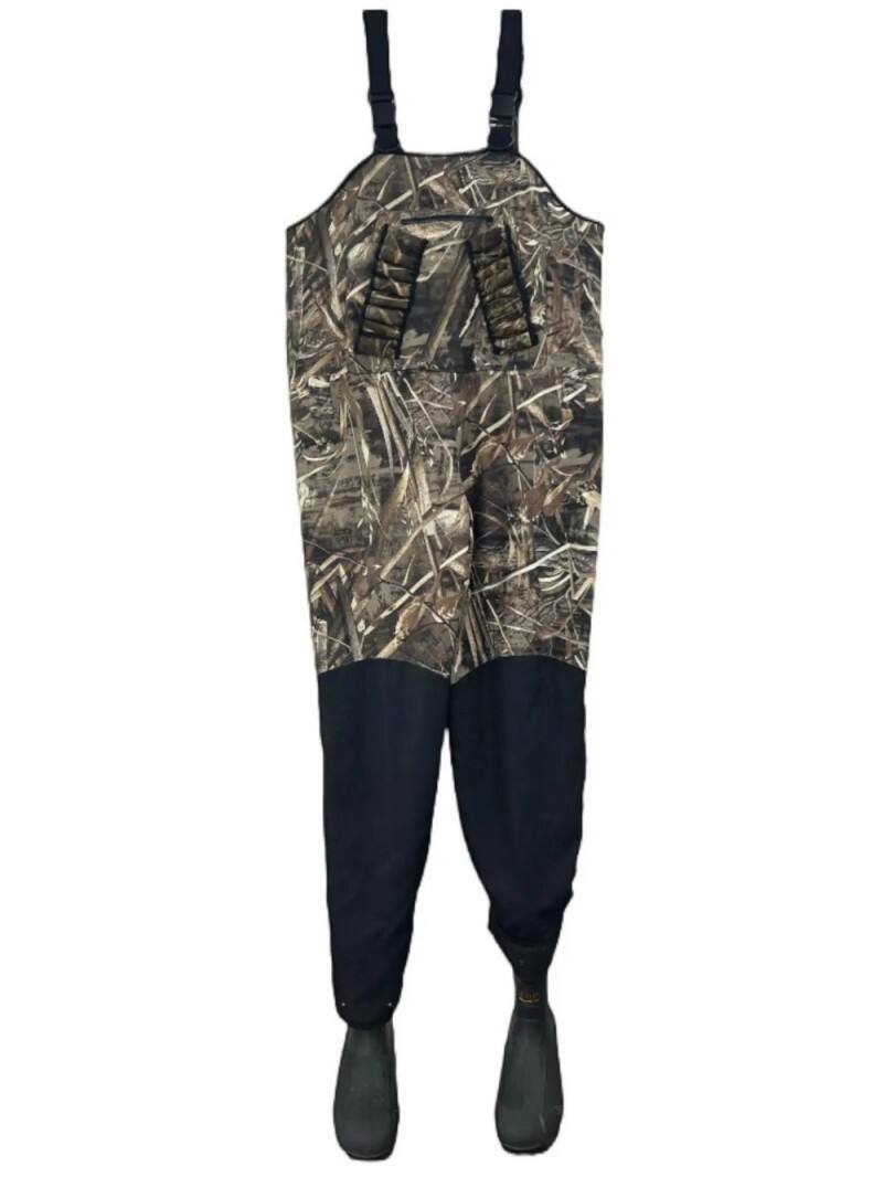 Pantaloni de vânătoare impermeabili din neopren cu cuie, cu bocanci izolați de 1600G