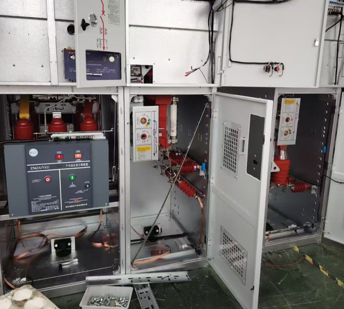 medium voltage vcb 12kv 630a  1250a 1600a indoor vacuum circuit breaker fixed type-34