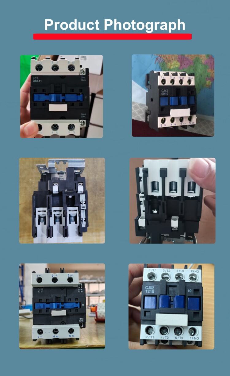 magnetic ac contactor 25a 220v din rail motor control switch-21