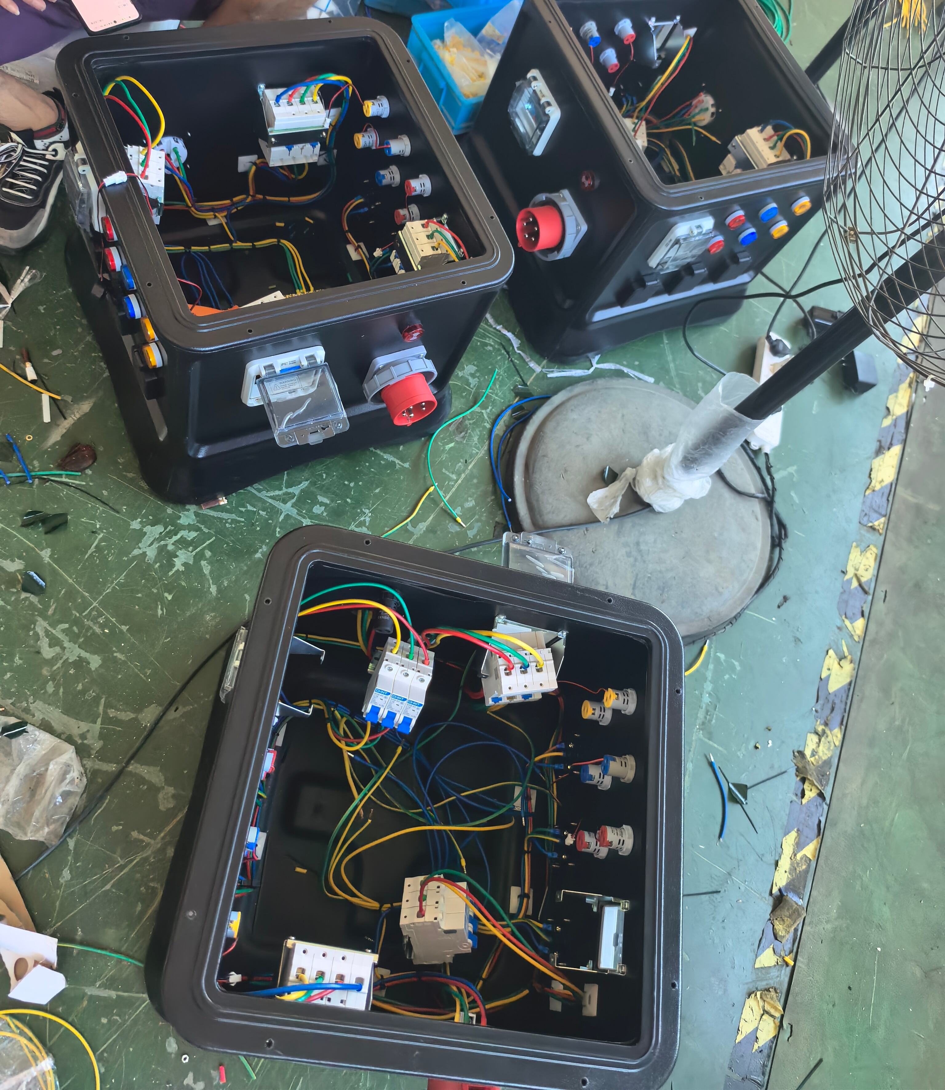 industrial waterproof plug box ip66 16a 220v junction box942-2