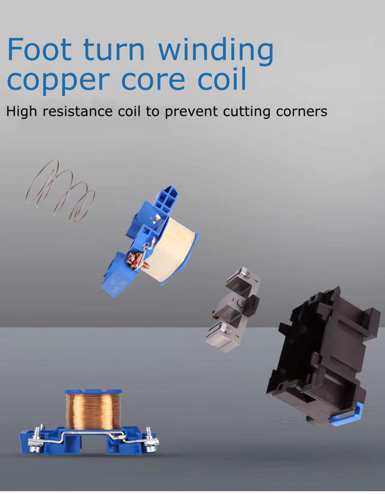 magnetic ac contactor 25a 220v din rail motor control switch-26