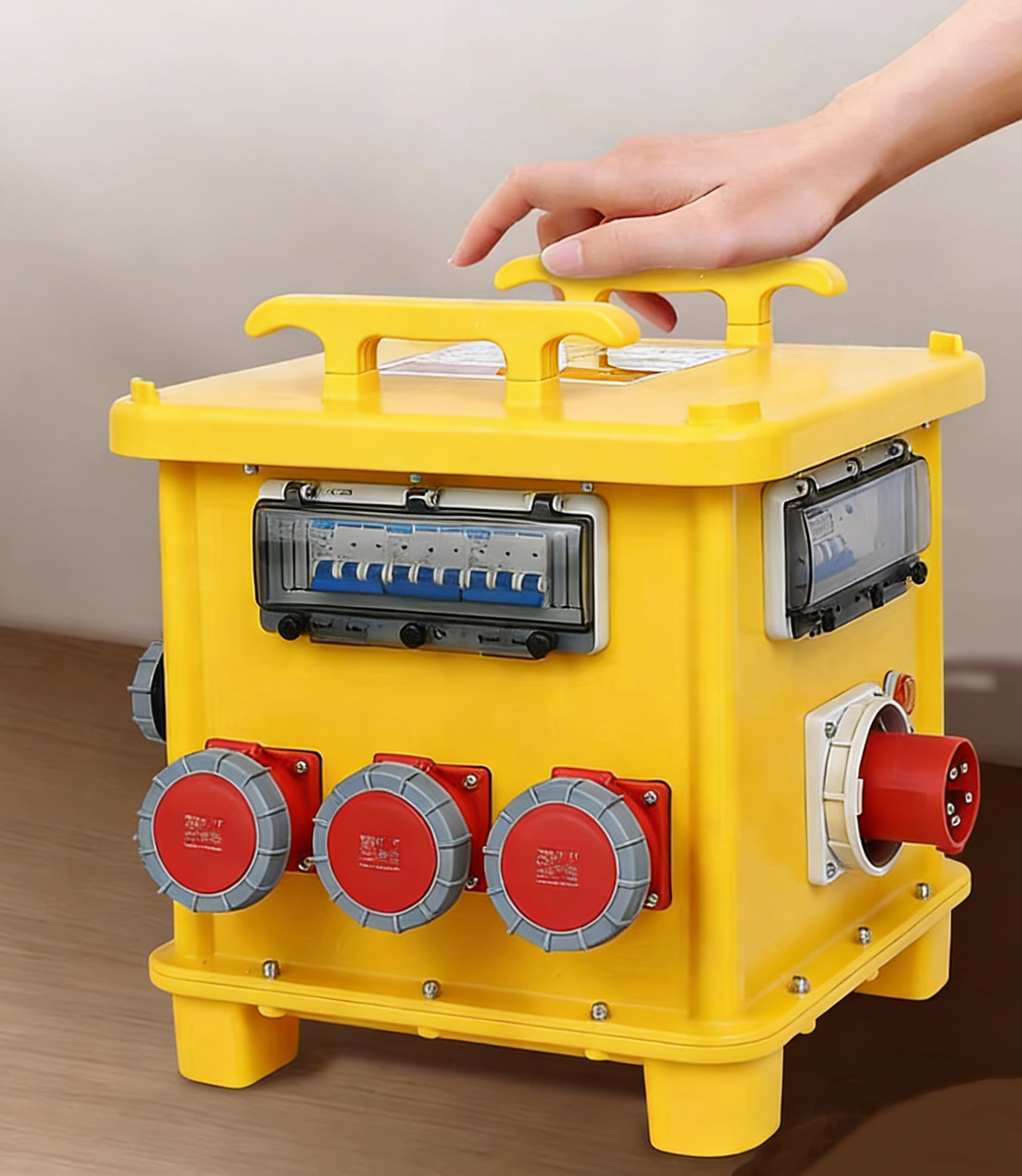 industrial waterproof plug box ip66 16a 220v junction box942-4