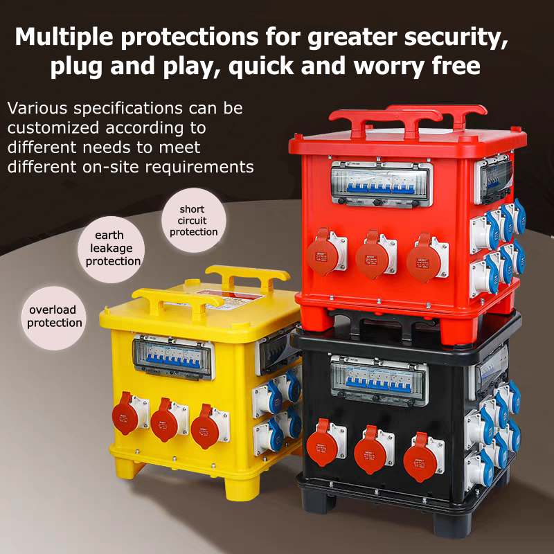 industrial waterproof plug box ip66 16a 220v junction box942-6