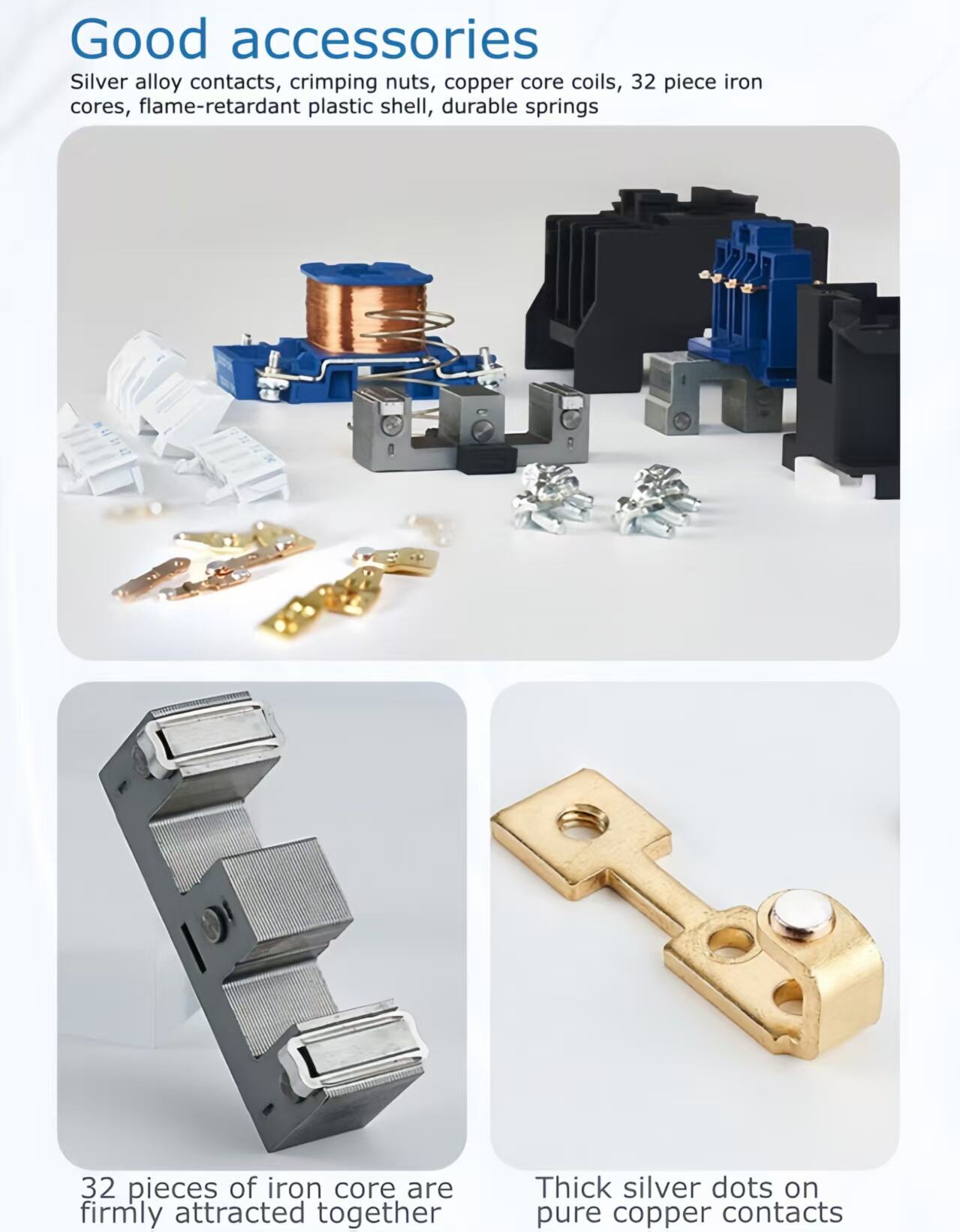 magnetic ac contactor 25a 220v din rail motor control switch-27