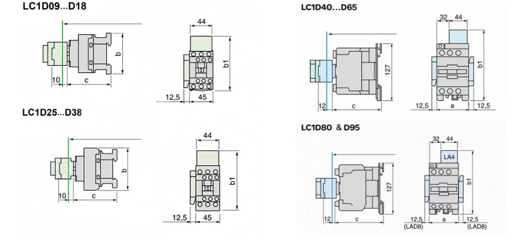 3-Pole Electrical Power Relay