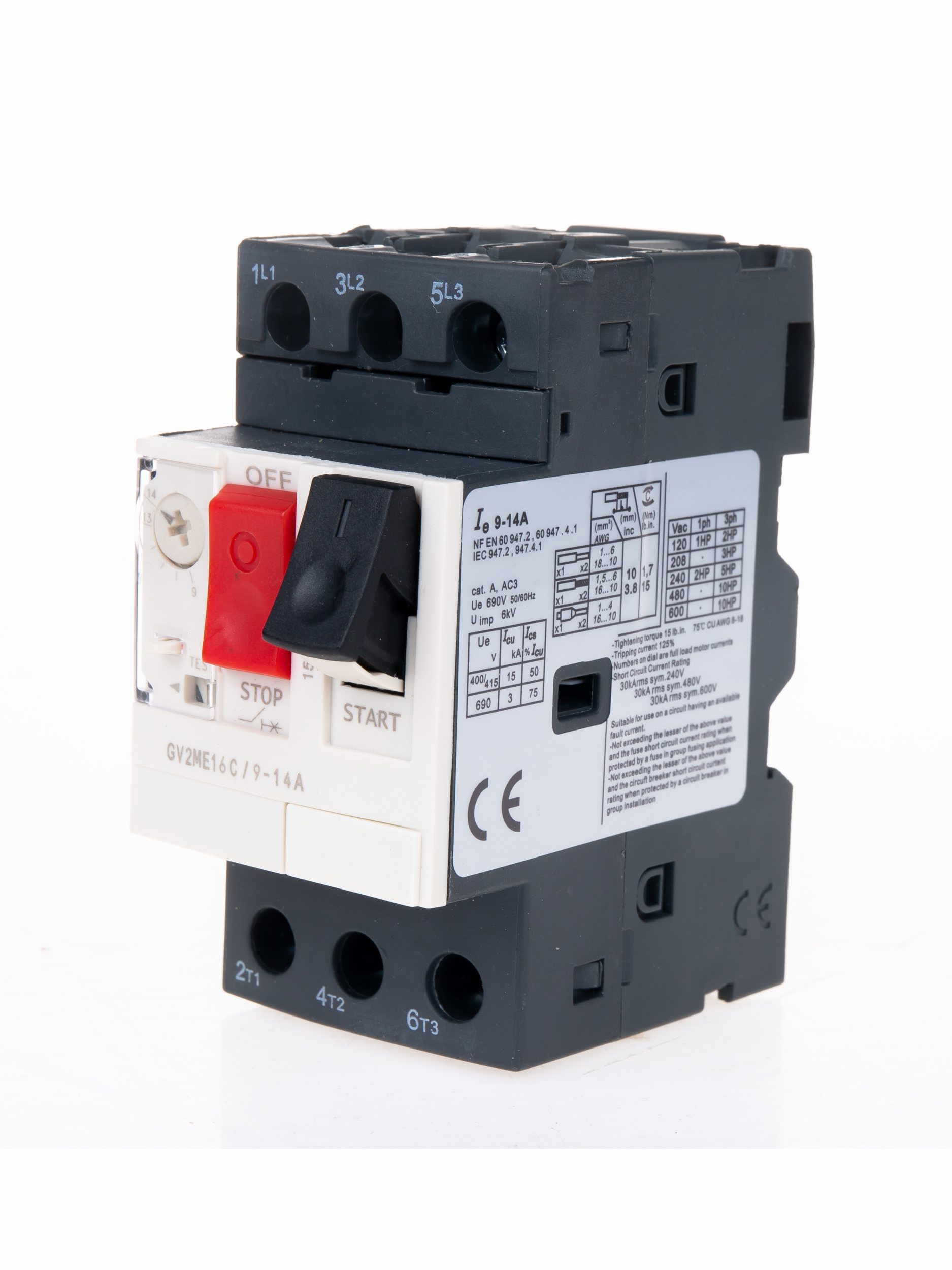 MPCB & MTGV2ME Motor Protector, Circuit breaker and starter combination manufacture