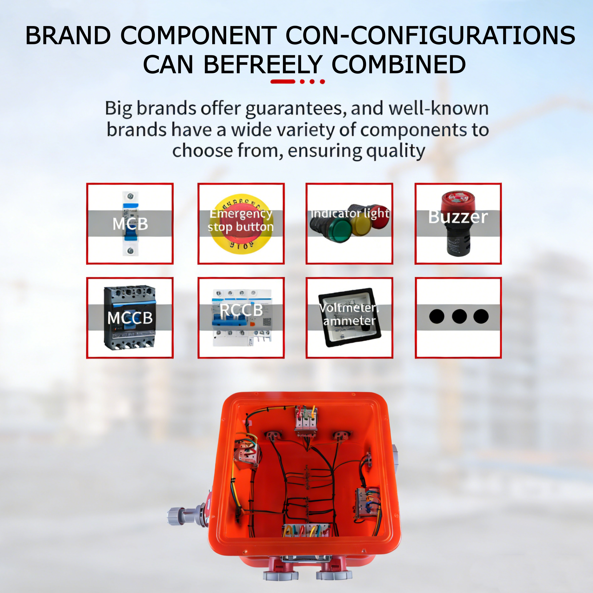Industrial Waterproof Plug Box IP66, 16A 220V Junction Box factory