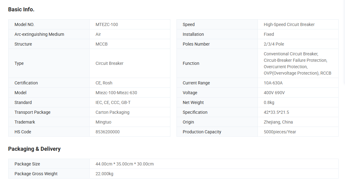 enclosed molded case switch