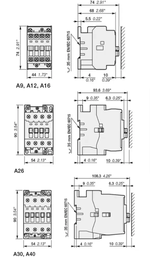 Product dimensions