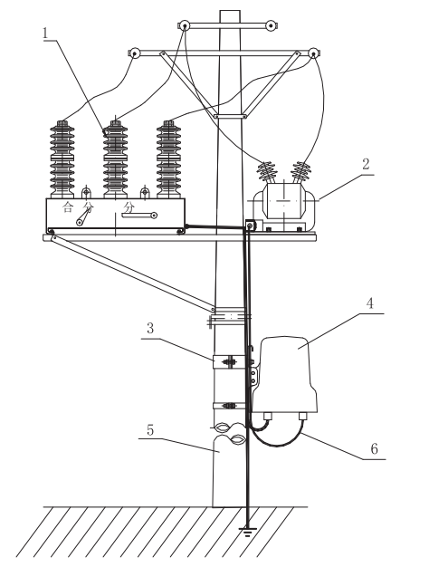 zw32 outdoor vacuum circuit breaker 12kv 630a for pole mounted applications-2