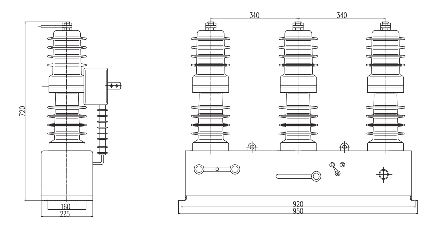 zw32 outdoor vacuum circuit breaker 12kv 630a for pole mounted applications-0