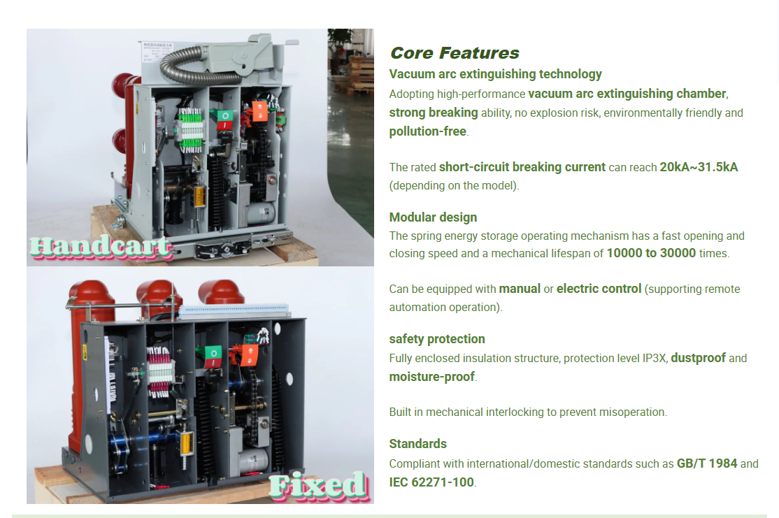 vacuum circuit breaker in substation