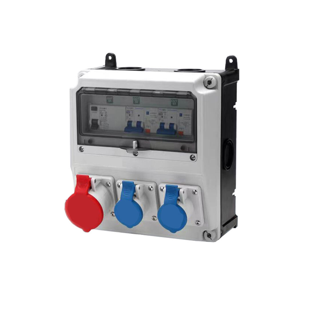 IP67 Waterproof Socket Box 32A 380V, Stainless Steel Enclosure manufacture