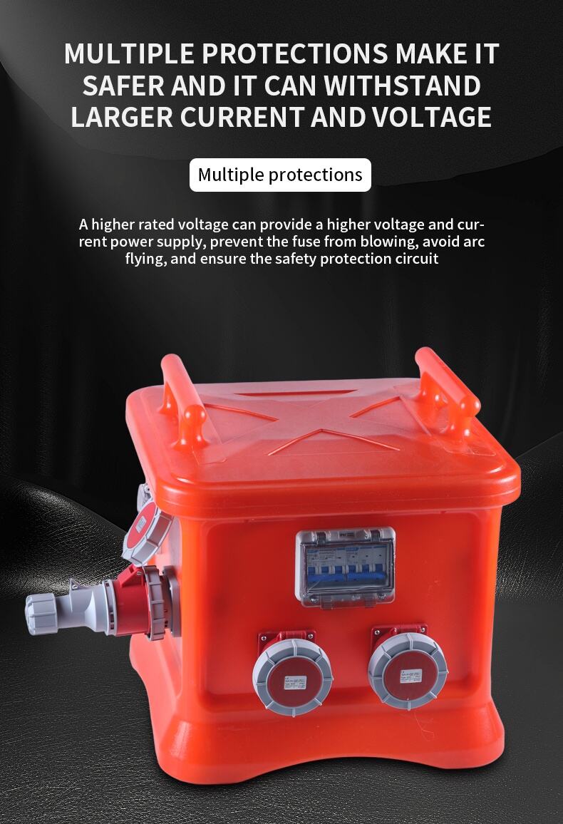 Industrial Waterproof Plug Box IP66, 16A 220V Junction Box manufacture