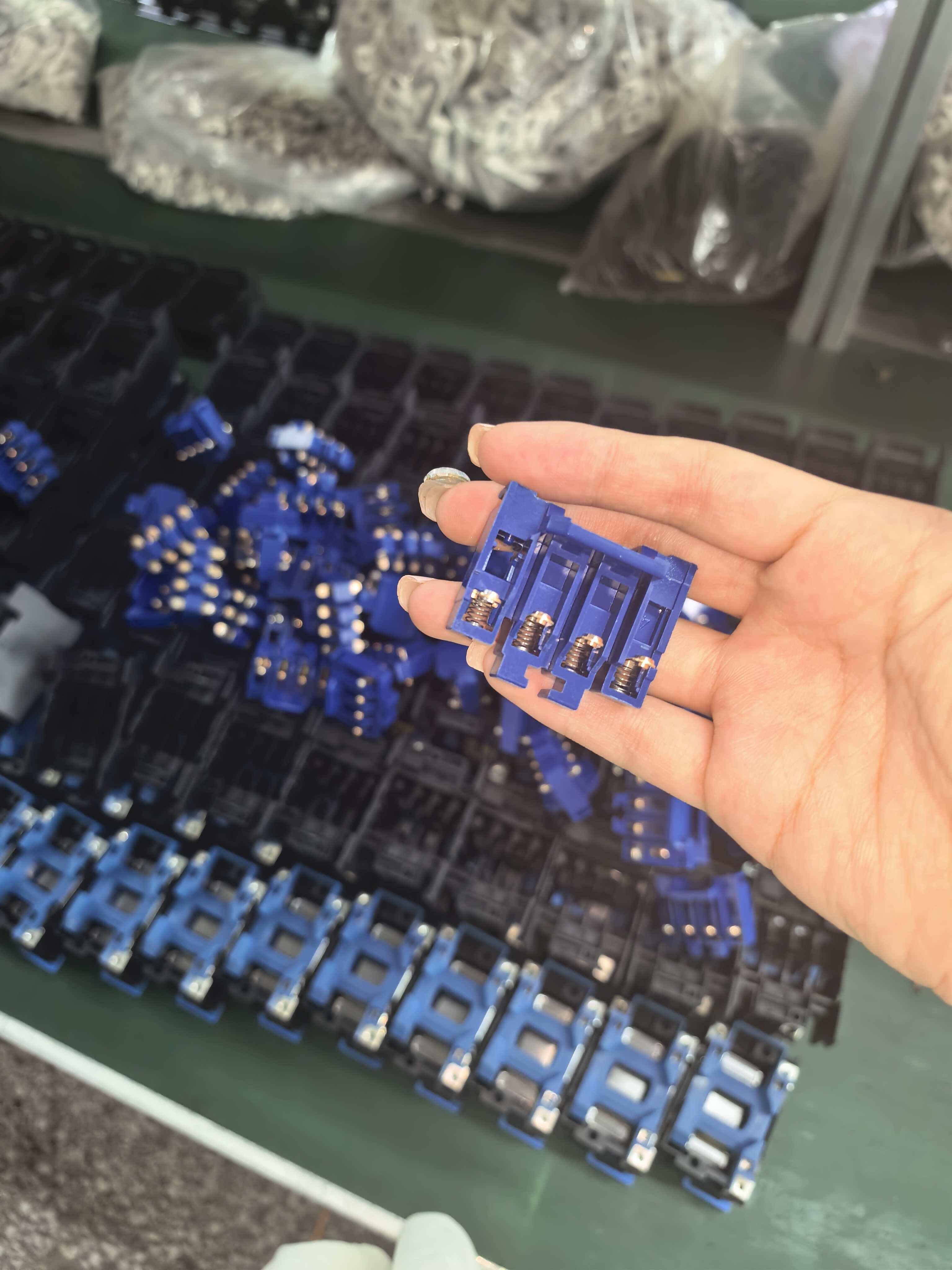 magnetic ac contactor 25a 220v din rail motor control switch-17