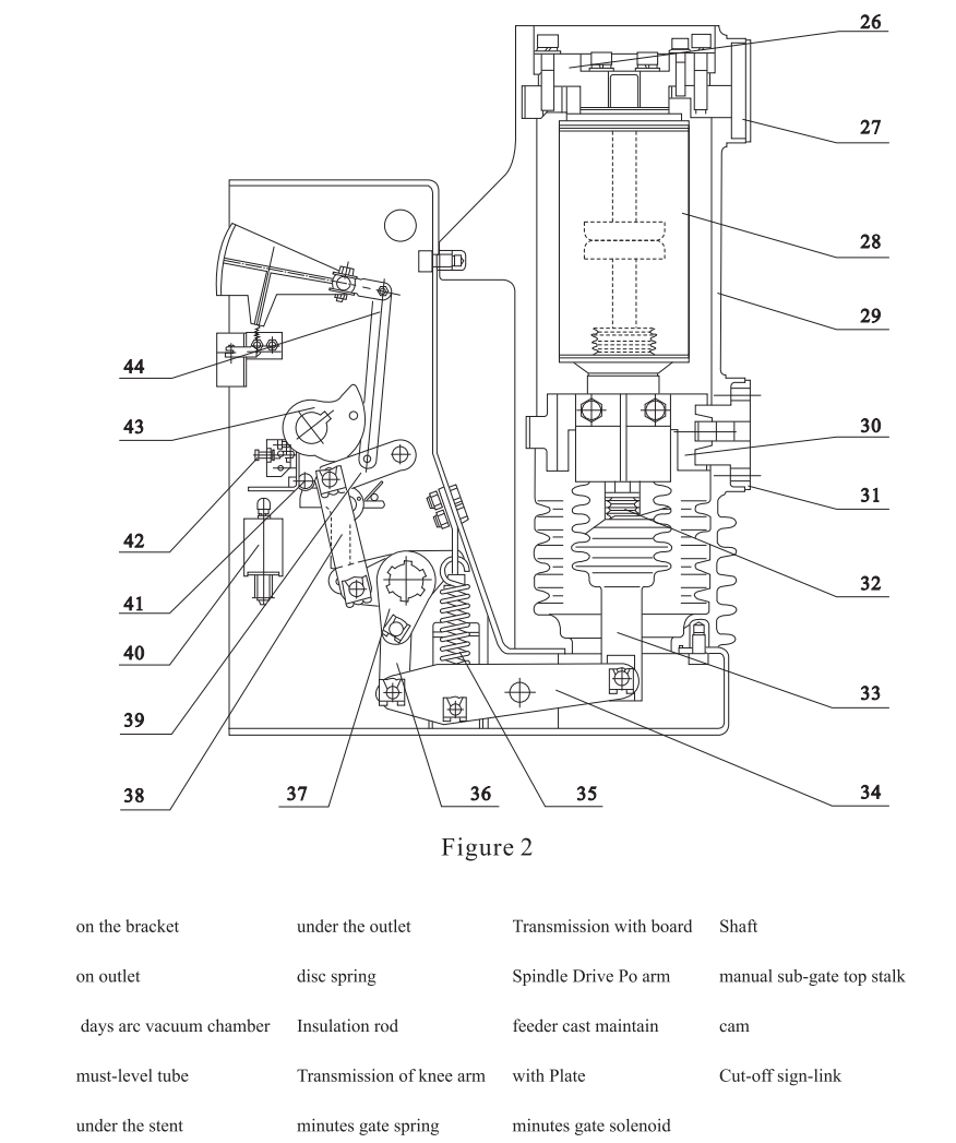 medium voltage vcb 12kv 630a  1250a 1600a indoor vacuum circuit breaker fixed type-26