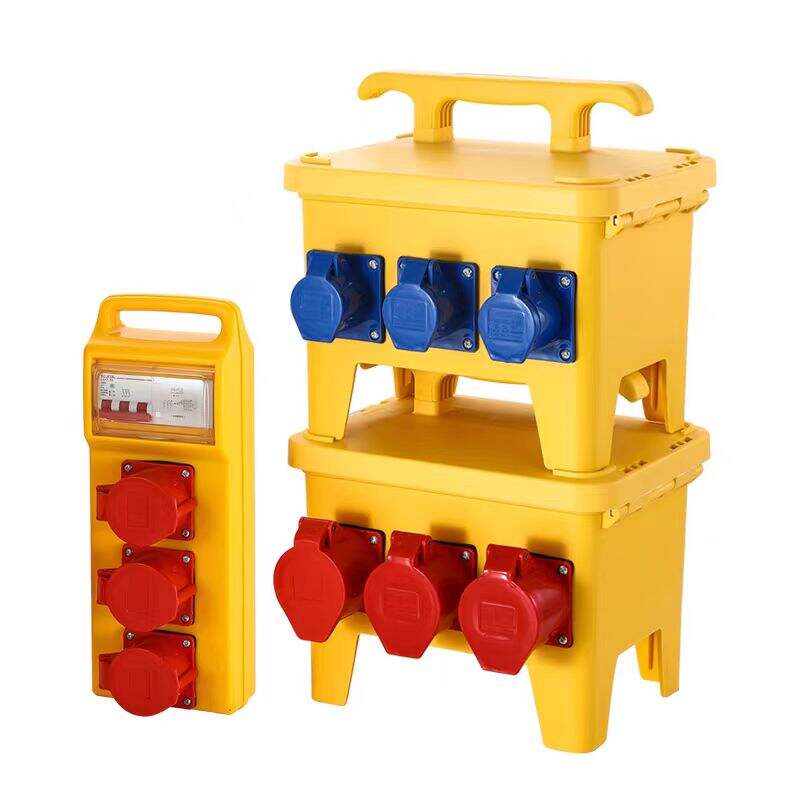 Industrial Waterproof Plug Box IP66, 16A 220V Junction Box factory