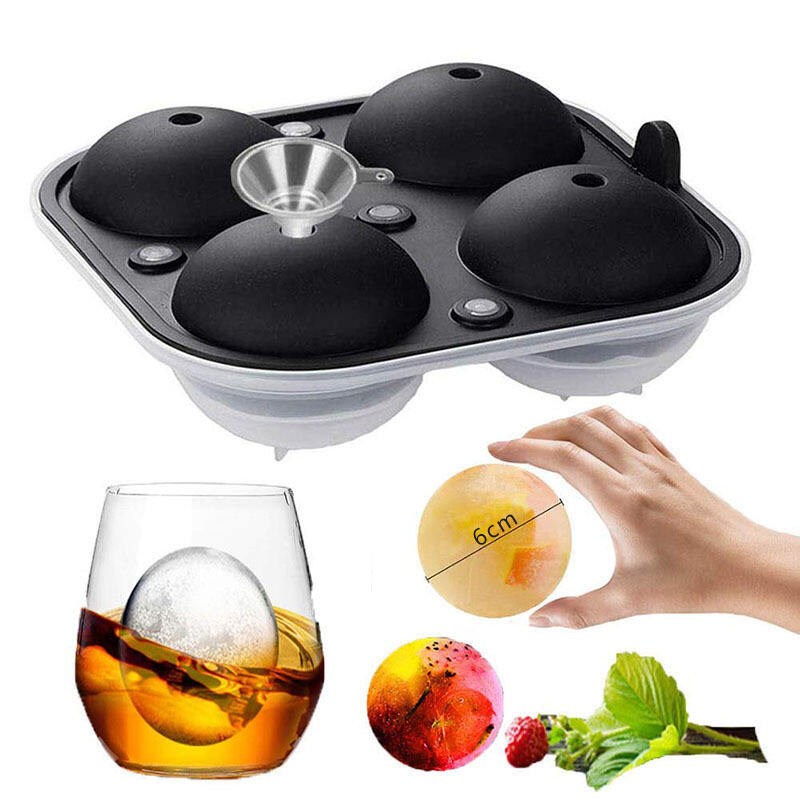 HOT Food grade silicone ice cube tray easy release ice cube mould with lid details