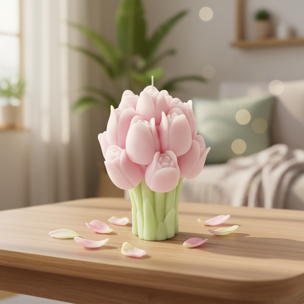 HOT Khuôn Nến Thủy Tiên cho Làm Nến, Khuôn Silicon 3D cho Đúc Nhựa, Thạch Cao, Polymer Tự Làm