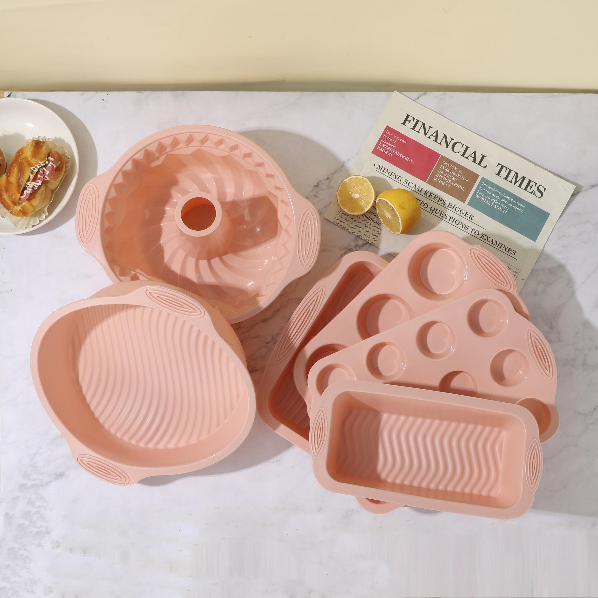 HOT Nonstick Silicone Bread Mould Set For Homemade Silicone Bread Loaf Pan Set Multiple Combinations supplier