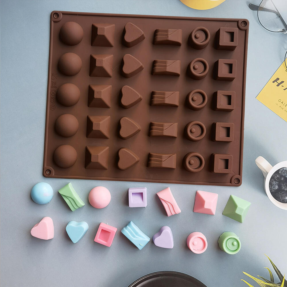 HOT Silicone muti-shaped diy chocolate mould silicone mold  for making chocolate factory