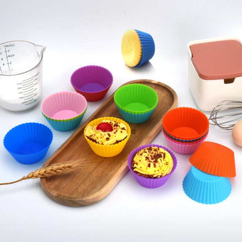  HOT Muffin cupcake silicone cupcake liner baking muffin cup pastry kitchen tools supplier