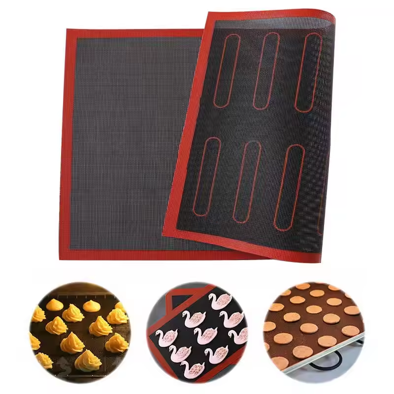 HOT Silicone eclair baking mat heat resistant non-stick oven liner baking mat details