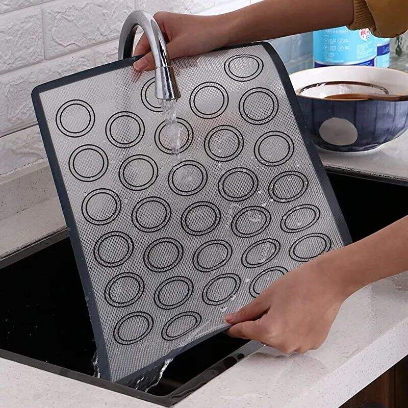 HOT Silicone macaron baking mat for bake pans macaroon pastry cookie silicone oven mat details