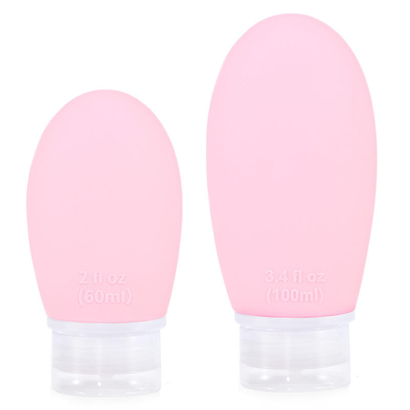 Portable Travel Silicone Split Bottle，Leak Proof Silicone Toiletry Containers For Shampoo, Conditioner,Easy To Squeeze