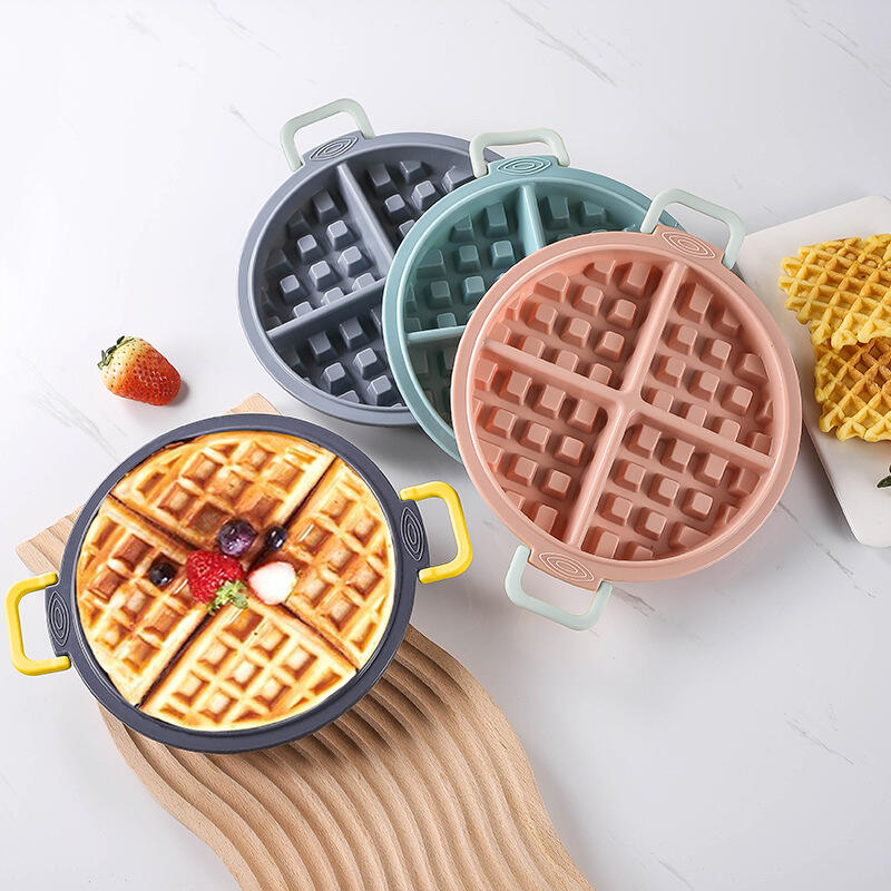 Food Grade Non Stick And High-temperature Resistant Silicone Waffle Baking Pastry Moulds For Baking supplier