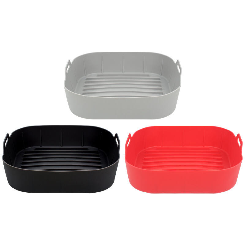 HOT Square silicone pot holder air fryer liners mold baking air fryer silicone liners accessories