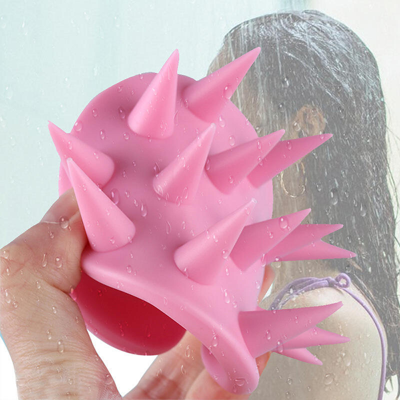 Hair Scalp Massager Silicone Shampoo Brush Silicone Scalp Brush Handheld Shower Scalp Scrubber   supplier