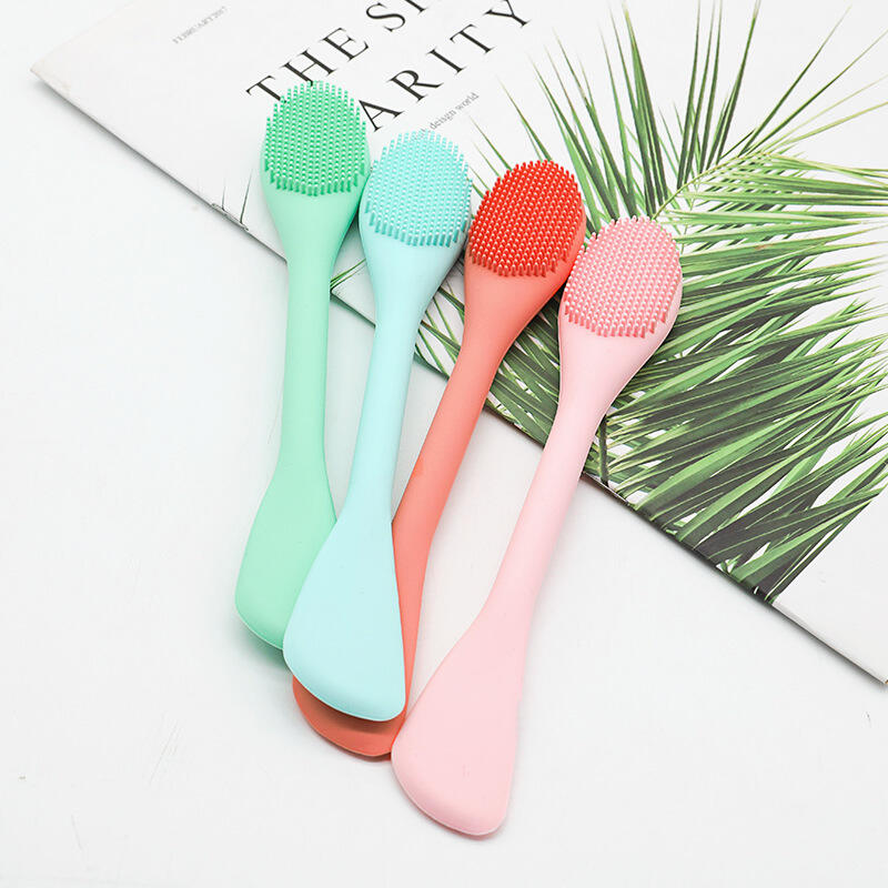 HOT Face Mask Beauty Tool Soft Silicone Face Mask Brush Silicone Face Mask Applicator for Mud manufacture