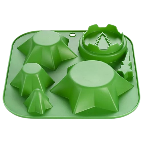 HOT Kitchen Non-Stick xmas silicone cake molds christmas silicone molds