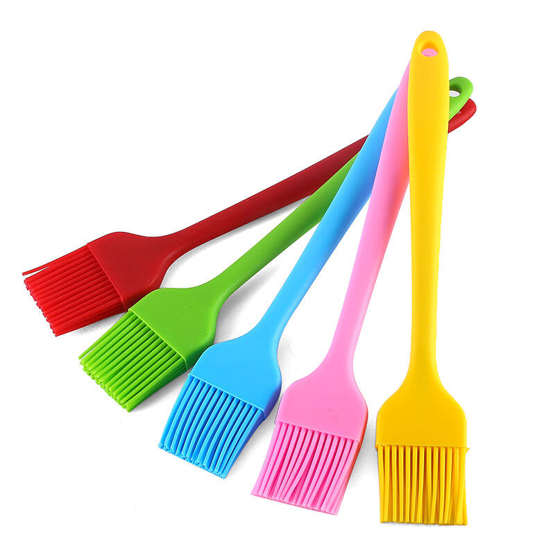 HOT Silicone baking oil pastry brush reusable heat resistant non-Stick silicone oil brush